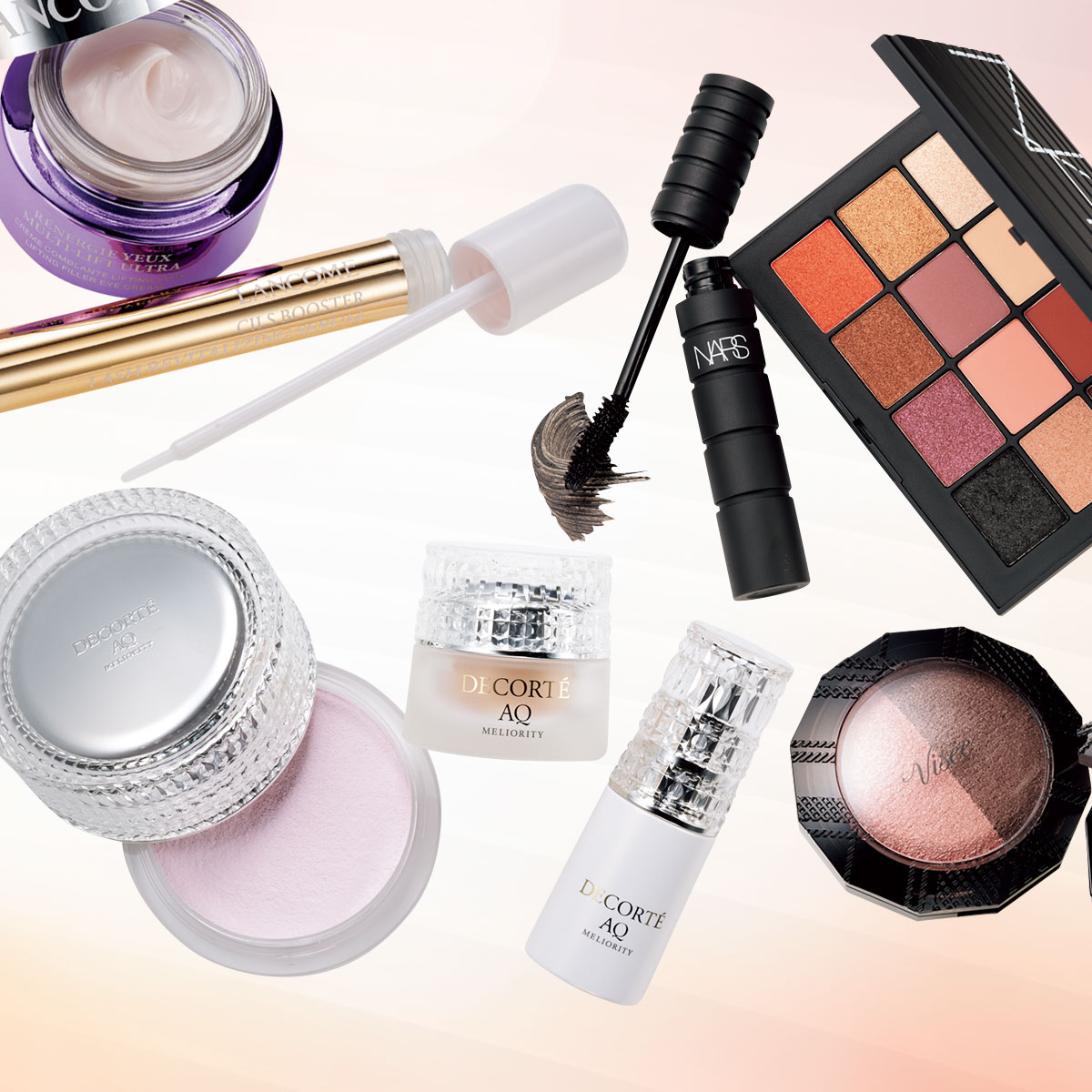 ランコム,NARS,コスメデコルテ,ヴィセリシェ