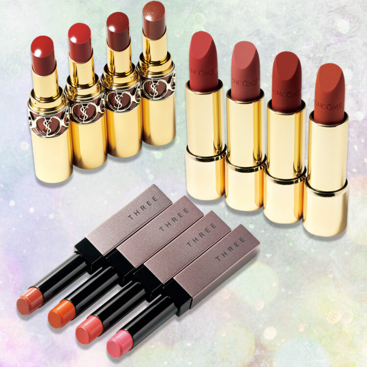 デパコス コスメ まとめ売り Mac イヴサンローラン ランコム　新品あり 今週の新作リップTOP3】イヴ・サンローラン、THREE、ランコム！唇を