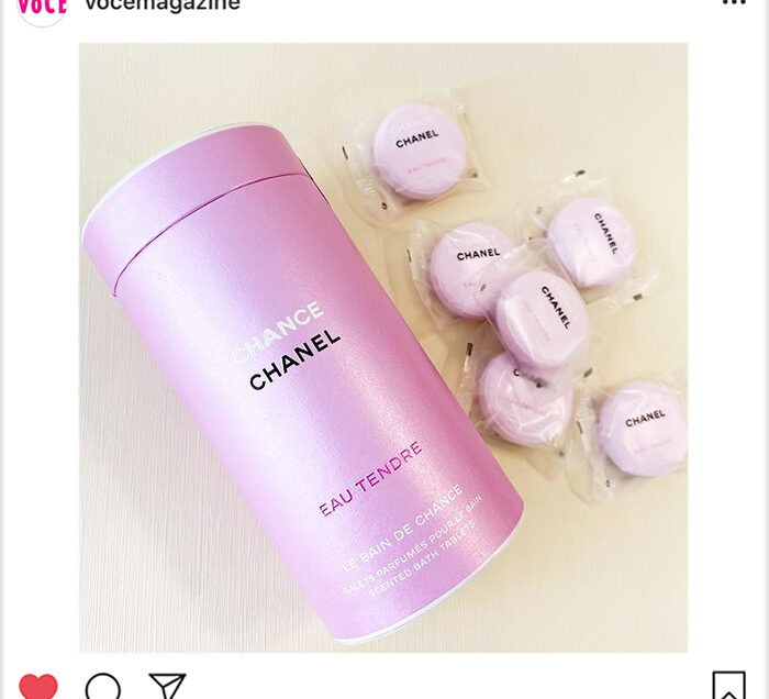 シャネル“チャンス”のバスタブレットが可愛すぎて話題♡6000いいね