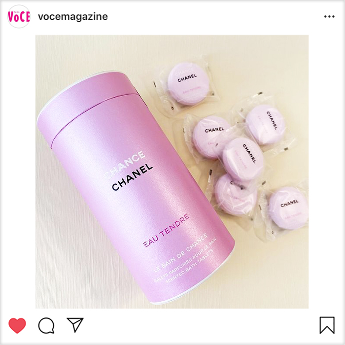 シャネル“チャンス”のバスタブレットが可愛すぎて話題♡6000いいね