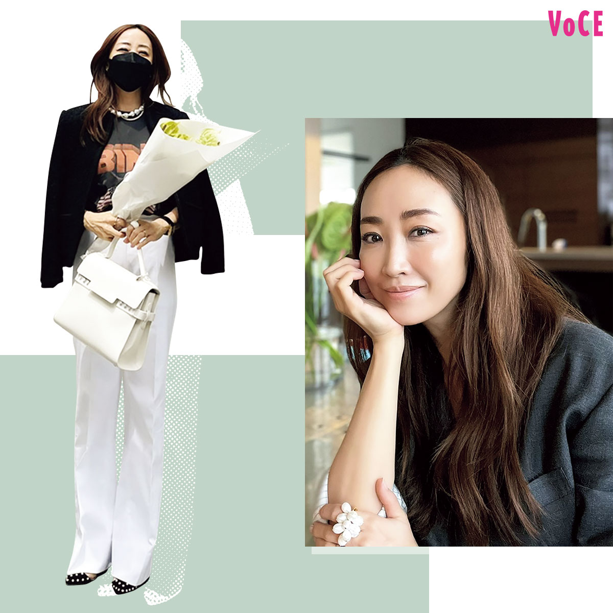 極美品✨カデュネ 神崎恵コラボノーカラージャケットアルページュストーリー 36 INSTALIVE ＼3/22(金)店舗発売／ 神崎恵さん×CADUNÉ コラボ商品