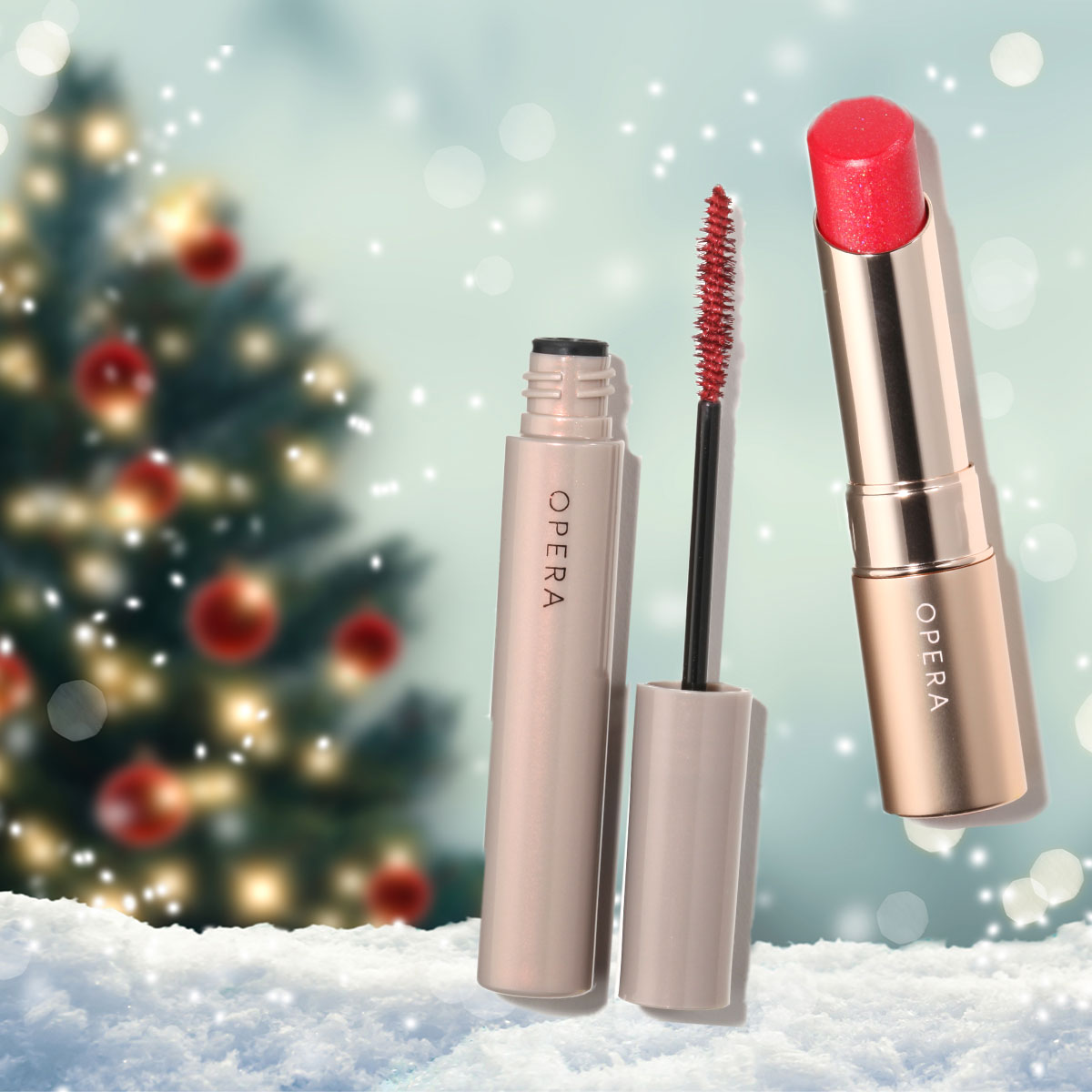 クリスマスコフレ【オペラ】大人気リップ＆マスカラに冬限定色が登場