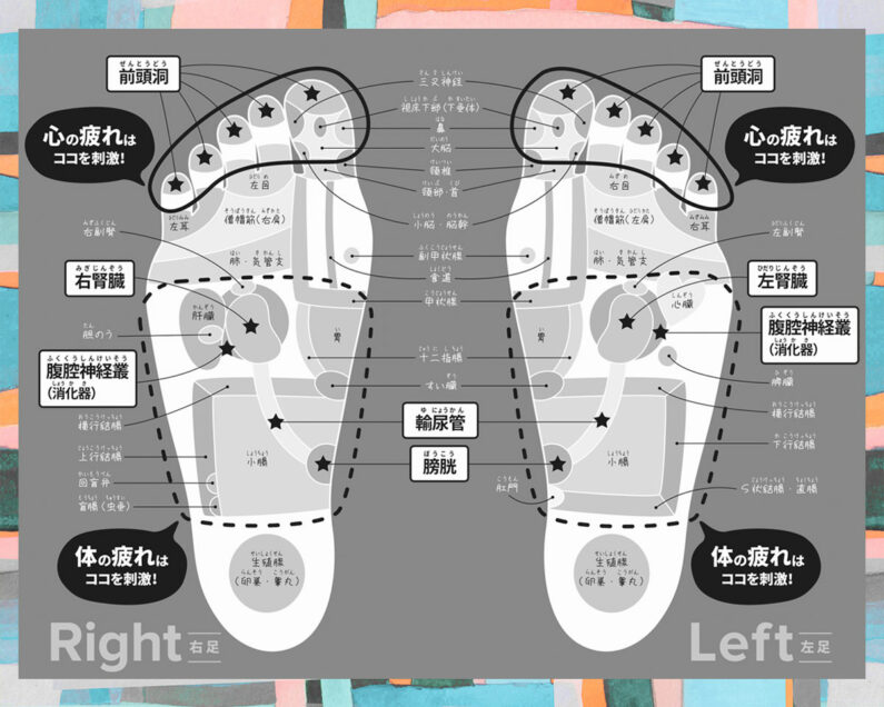 足ツボ 足裏刺激】で「やせない」「疲れが取れない」にグッバイ！【「足相