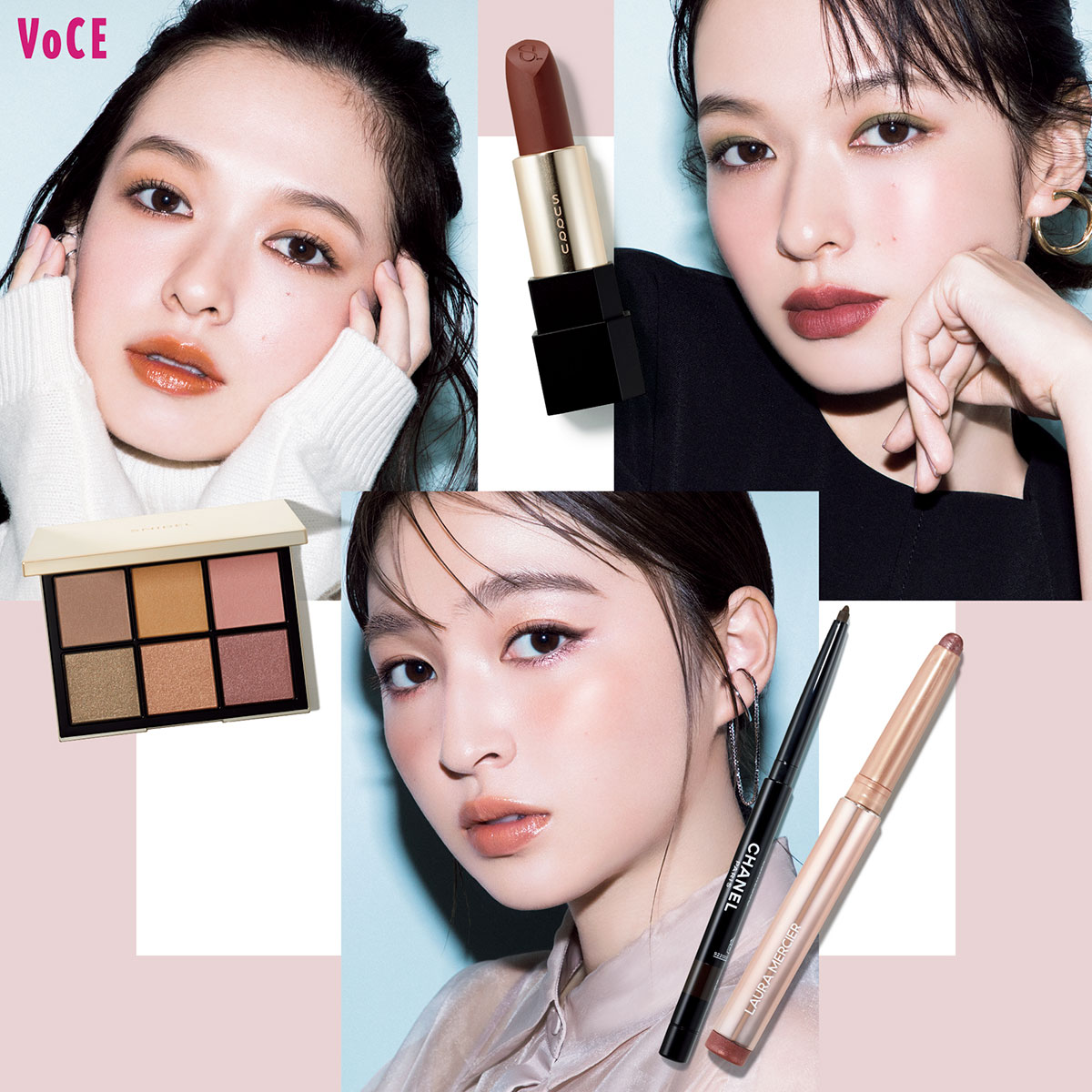匿名配送 お得 コスメ 化粧品 まとめ売り アイシャドウ リップ アイライナー ベストコスメ1位受賞【リップ、アイシャドウ、アイライナー】で6つの