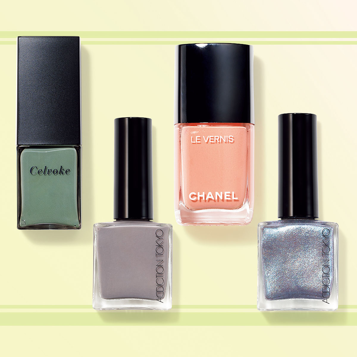 エルメスネイル/シャネルネイル香水/スリー/ ネイル、香水5点セット chanel-summer2022-try-on-