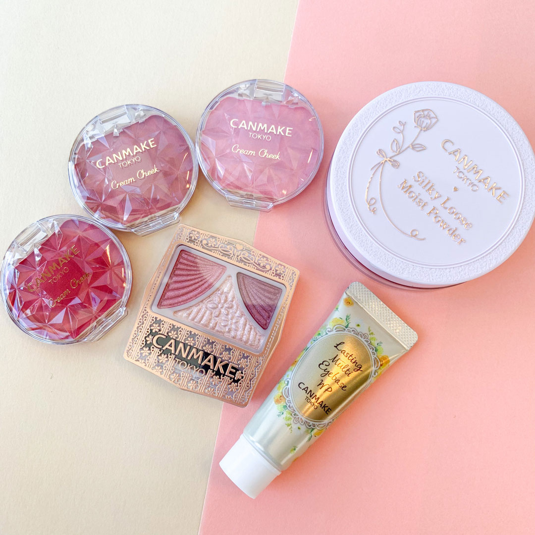 【新品未使用】RIMMEL & CANMAKE アイシャドウ リップセット複数色 私だけの “好き” を詰め込んだスペシャルなキューブアイシャドウ