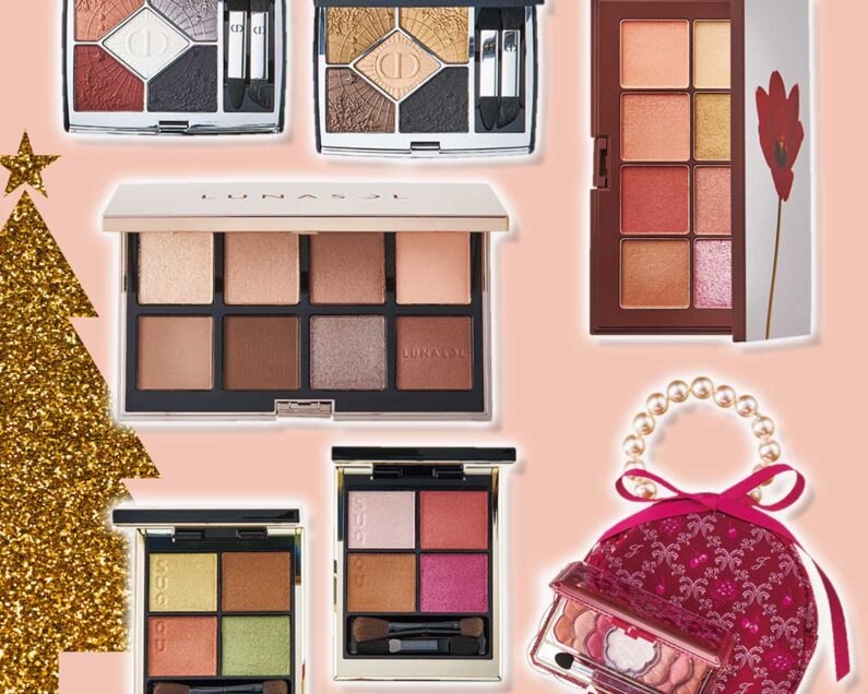争奪戦必至！クリスマス限定アイパレを塗り比べ【ルナソル、ディオール