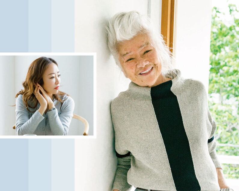 【松下 順子】 神崎恵×島田順子】「シミやシワも、ともに生きてきた証なんです