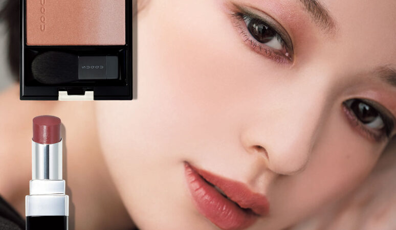 大人の夜デートに！【シャネルのリップ×SUQQUのチーク】でつくるドレス