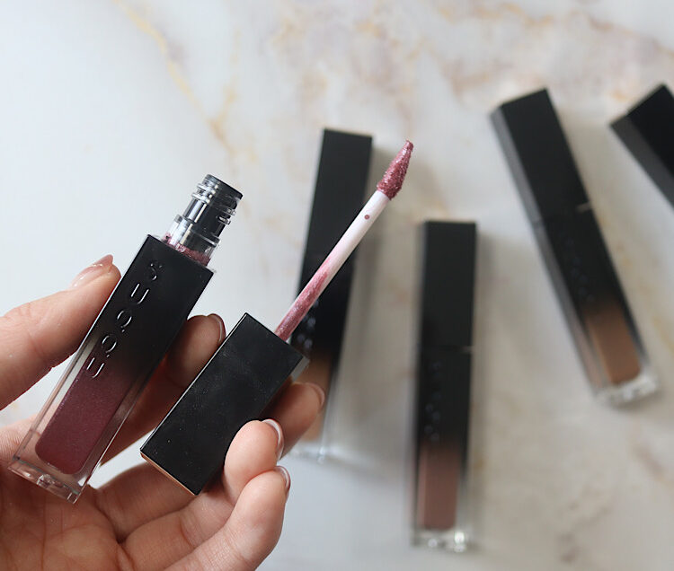 SUQQU リクイドラスターアイズ4色セット SUQQUの「リクイド ラスター アイズ」全色スウォッチ！イエベ