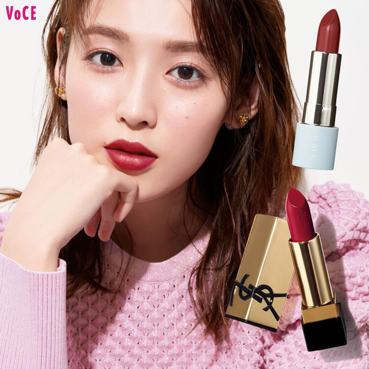 男性に人気！ イヴ・サンローラン・RMK】トレンドの青みレッドでポップな印象 リップグロス