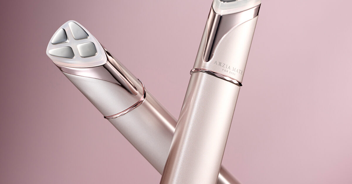 目もとの印象を決める眼輪筋にアプローチ】特化型美顔器で