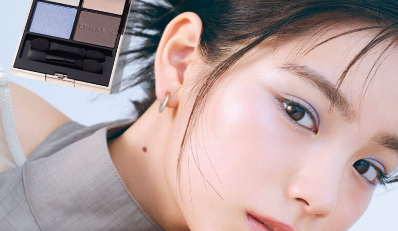 ルナソル】の新作アイパレでつくる澄んだ寒色アイ【秋の新作コスメ