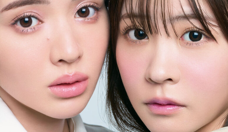 櫻井優衣×鎮西寿々歌】ピュアピンクの春新色メイクで透明感爆増