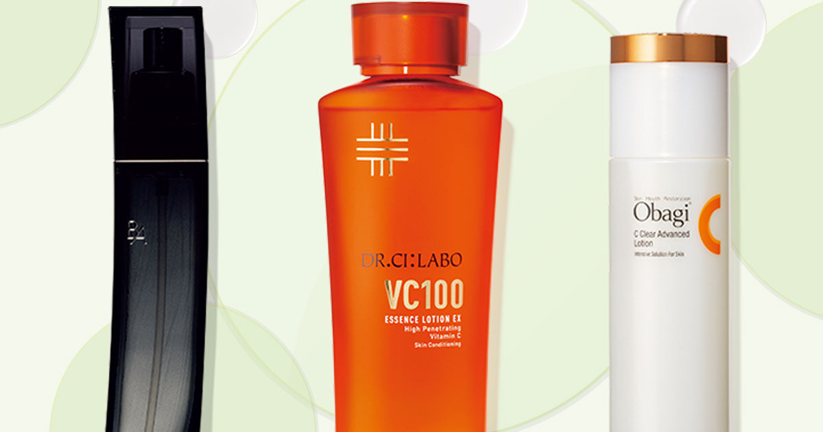 毛穴ベスコス】ビタミンC・糖化対策が話題に！化粧水部門TOP3【毛穴