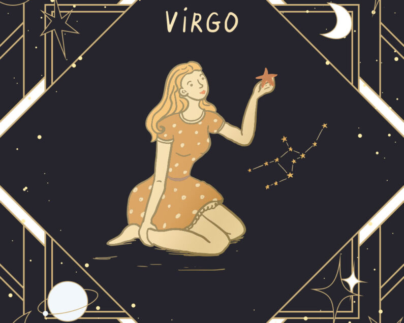 「乙女座」の絵 乙女座＊待ち受けイラスト | ＊satoyuka＊illustrations