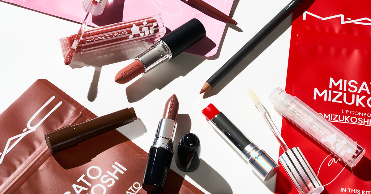 MAC 水越みさと リップ コンボ ブラウン リップガラス 限定 フォトカード付 MAC 水越みさと リップ コンボ ブラウン リップガラス フォト
