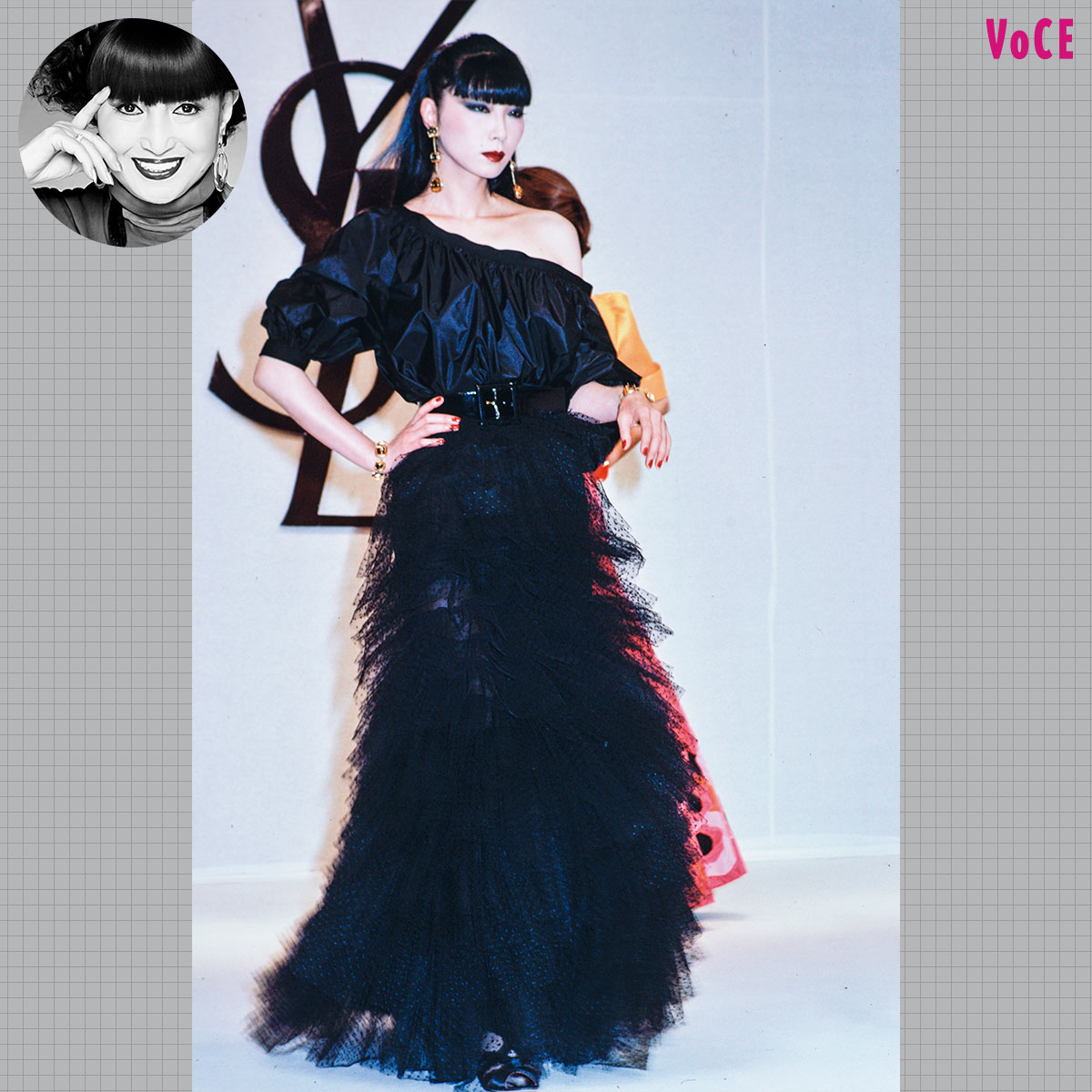 希少 山口小夜子 USA製　Listen Clothing XXL Tシャツ 山口小夜子 希少 山口小夜子 USA製 Listen Clothing XXL Tシャツ