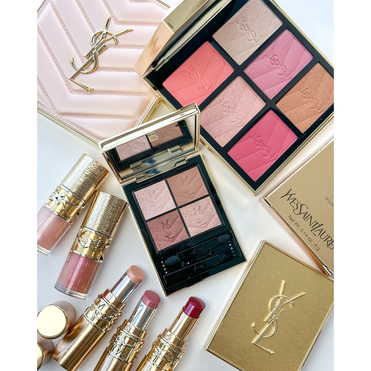 【新品未使用】YSL 期間限定★商品 アイシャドウ、リップの2点set！ e4e022840b1b00434daa21c4202ce3