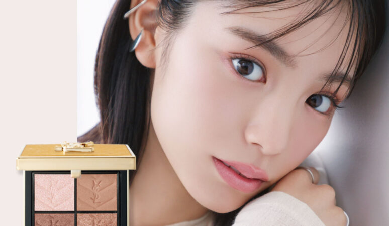 當真あみ】YSLのアイパレで彩る秋のピュアメイク【秋メイク2025