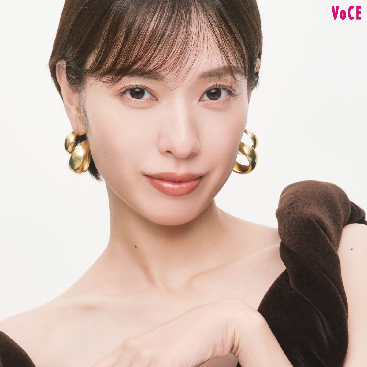 【戸田恵梨香さん着用】ソージュ リモンタパッカブルコート 現行 完売 ブラウン VO-2512-048-049-TOP.jpg