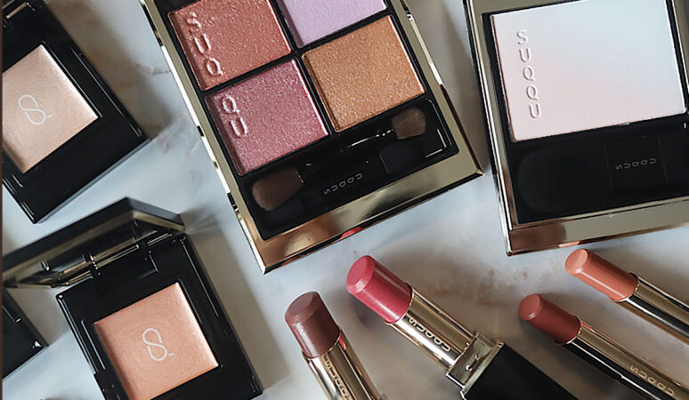 SUQQU2026年春の新作コスメを全色スウォッチ！イエベ、ブルベ別の