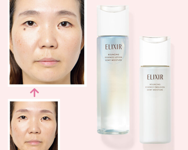 毛穴・たるみ】を解消するエリクシールの化粧水＆乳液の実力をお試し