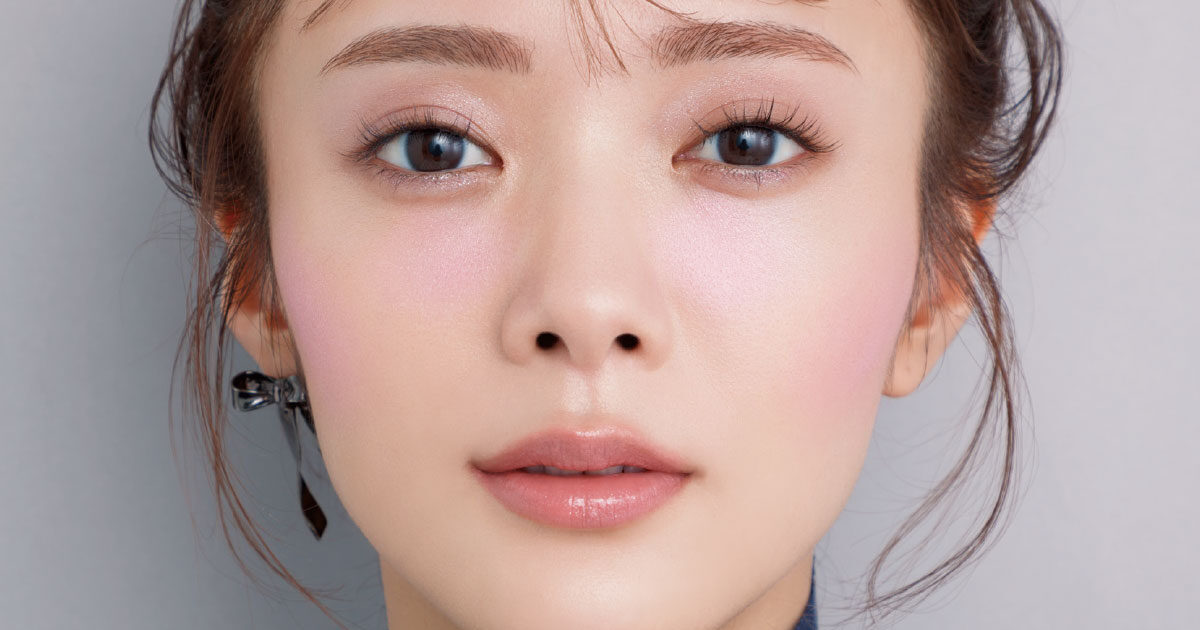 田村保乃】青みチーク2点のせでピュア＆美人横顔に！【冬メイク