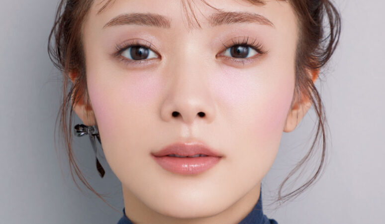 田村保乃】青みチーク2点のせでピュア＆美人横顔に！【冬メイク