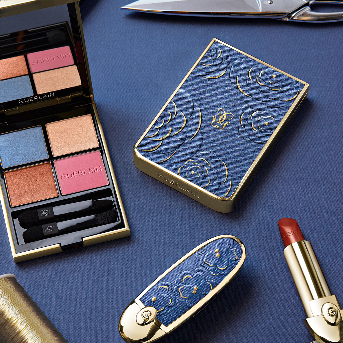 ゲランの春コスメ2026】アップサイクルデニムをまとった輝き溢れる新作