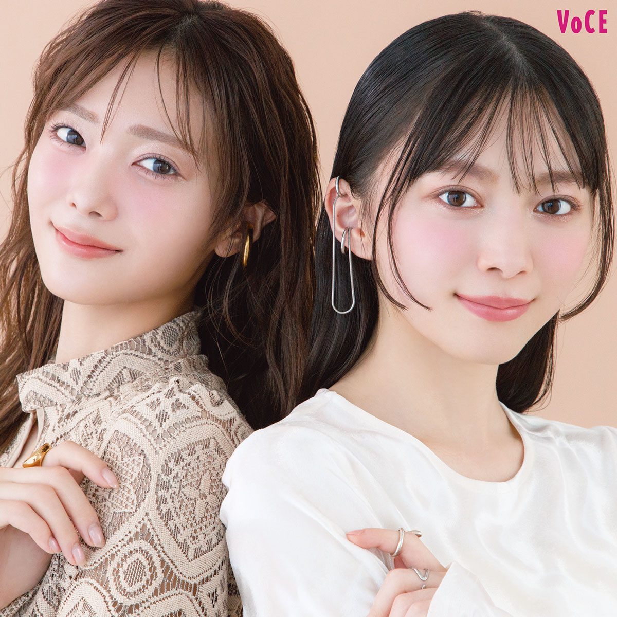 櫻坂46・田村保乃×森田ひかる】SUQQU、ジルスチュアートetc.春新色で春