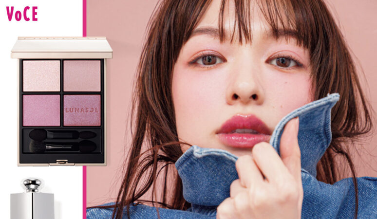 新作☆レジンヘアゴム　ルナ⭐︎月の雫ピンク ルナソル・ディオール・SUQQU etc.春新作】甘×辛な青みピンクメイク