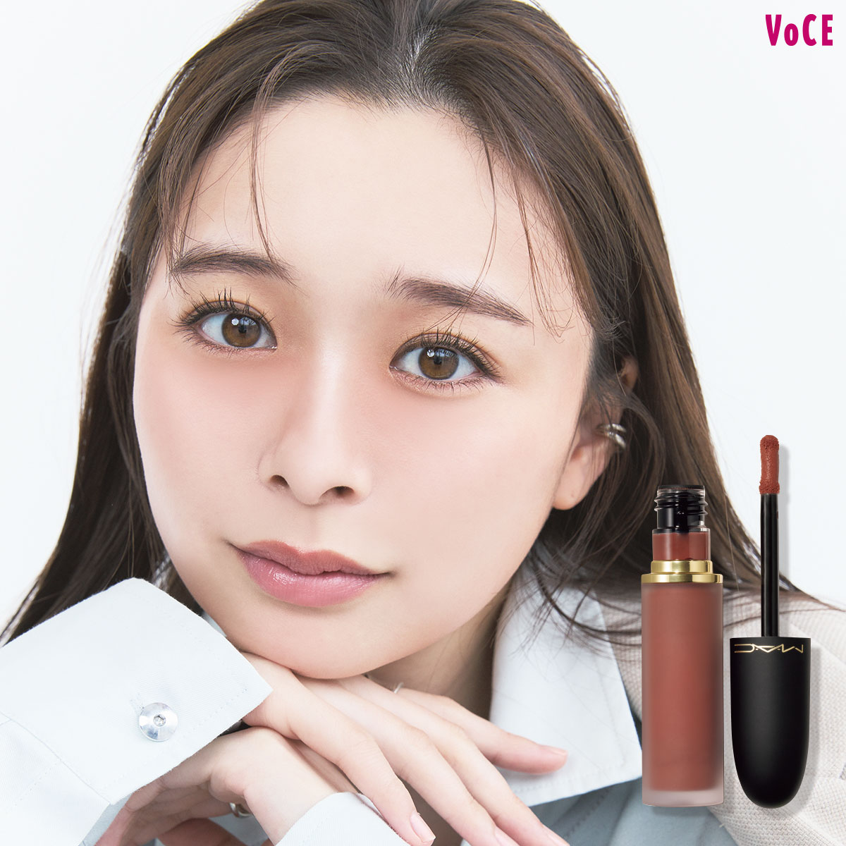 暗めカラーで血色も小顔も手に入れる！ヘアメイク沼田真実さんのチーク