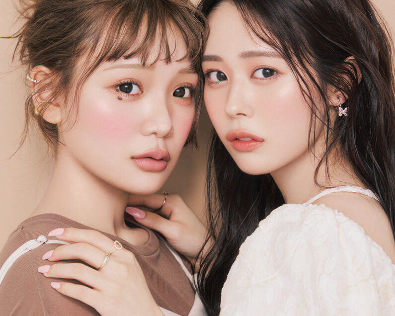 CUTIE STREET】古澤里紗＆佐野愛花がいちごラテメイクで大人顔に