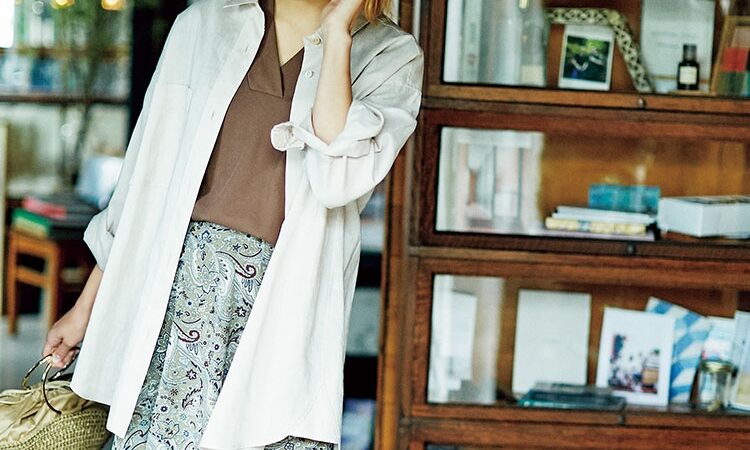 小山田早織【妄想セレクトショップ】アースカラーで脱マンネリ
