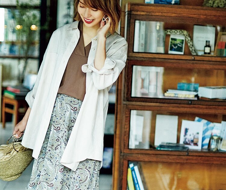 小山田早織【妄想セレクトショップ】アースカラーで脱マンネリ