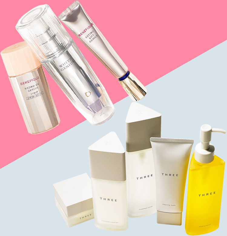 THREE】の新ライン【マキアージュ】の新パウダーファンデ【本日発売