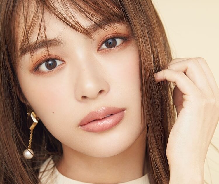 内田理央】ランコムの【くすみオレンジ】パレットでつくる3LOOK