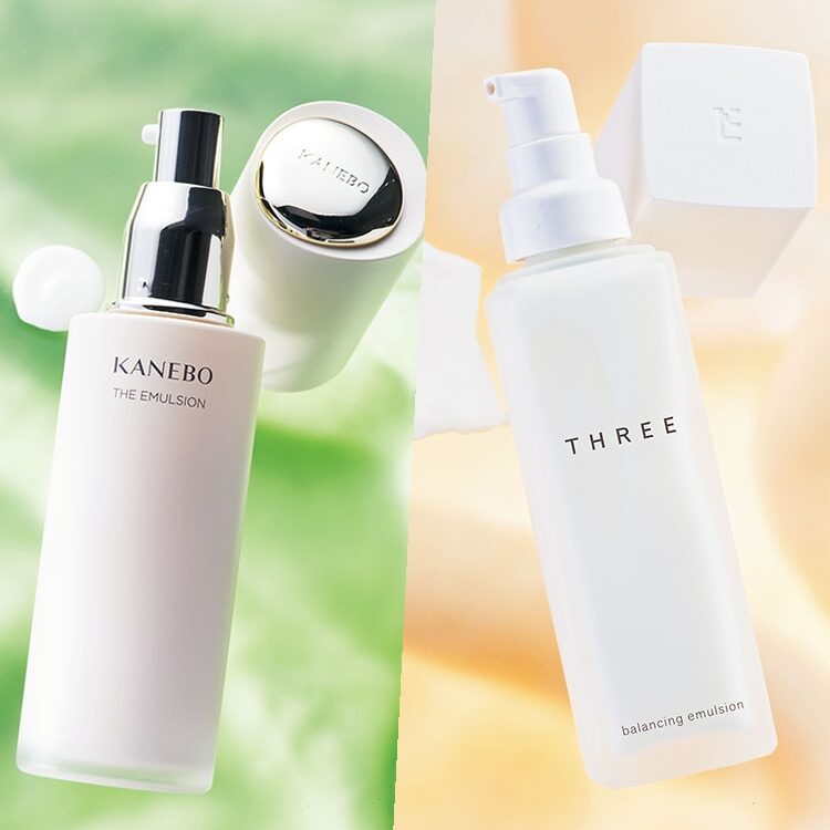 ベタつかずしっかりうるおう乳液は？【KANEBO・THREEほか】｜実験VOCE