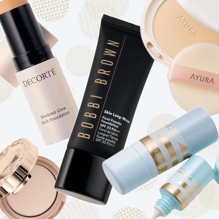 新作【毛穴レスベースメイク】優秀パウダー、ファンデ、下地にお任せ