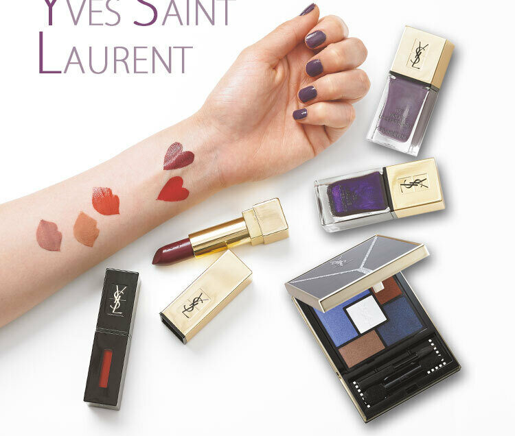 今季の【サンローラン】はパープルがキーカラー！【リップのスウォッチ